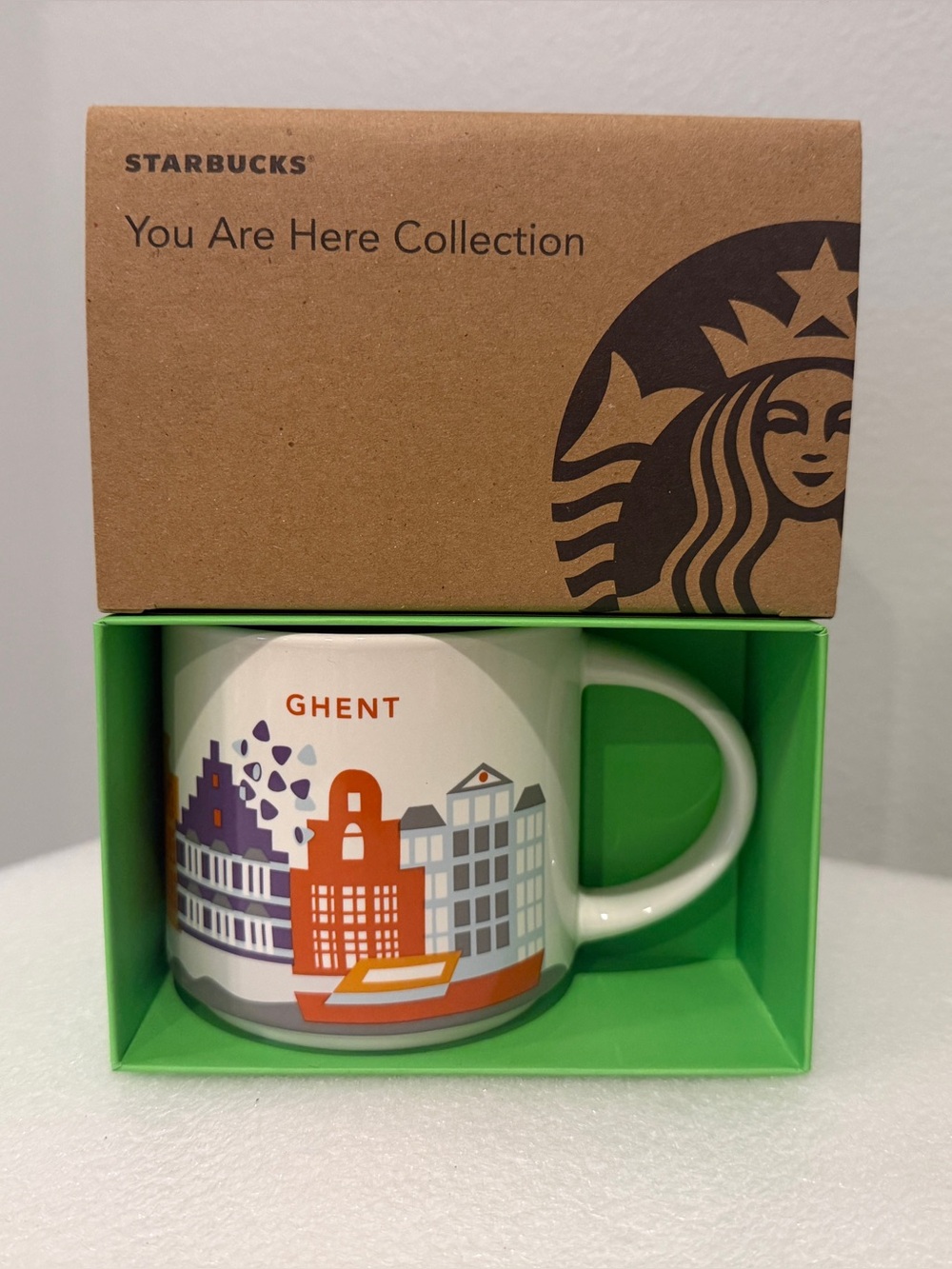 Starbucks Ghent Belgium You Are Here Series Mug YAH NIB